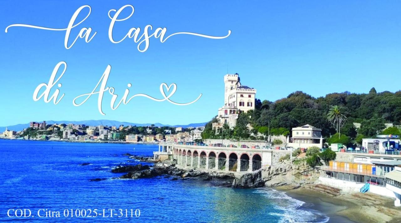 La Casa Di Ari Vicinissimo Ospedale Gaslini Genova Lägenhet Exteriör bild